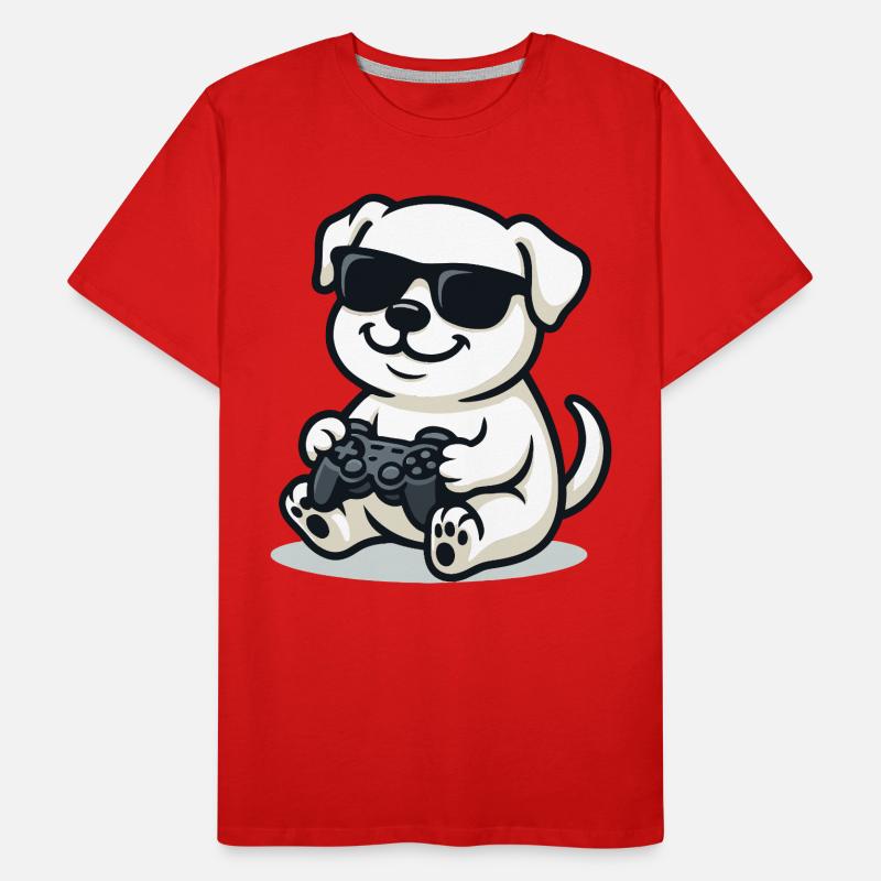 Controller Pup Männer Premium Bio T-Shirt