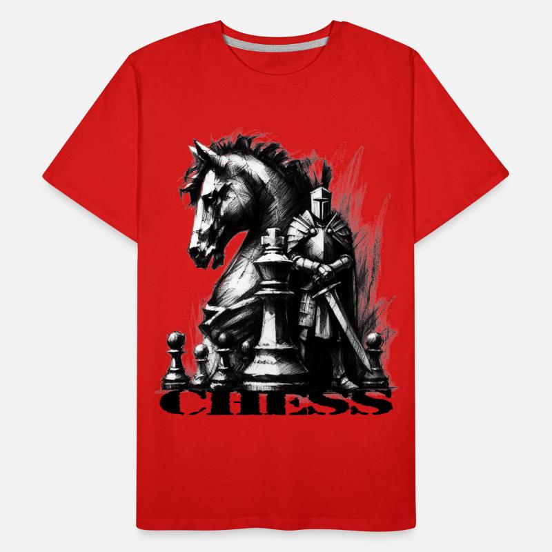 Échecs T-shirt bio Premium Homme