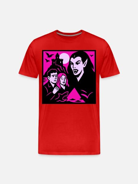 Vampire Countess - Men's Premium Organic T-Shirt - red