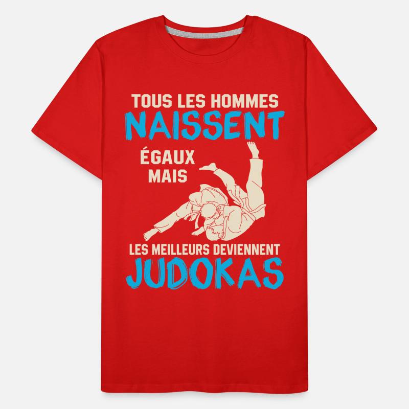 Judo Geschenk Männer Premium Bio T-Shirt