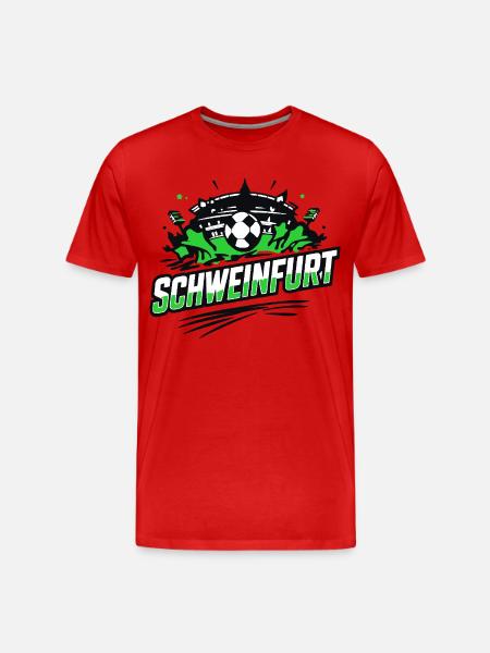 Schweinfurt Fußball Stadion Fussball Fan - Männer Premium Bio T-Shirt - Rot