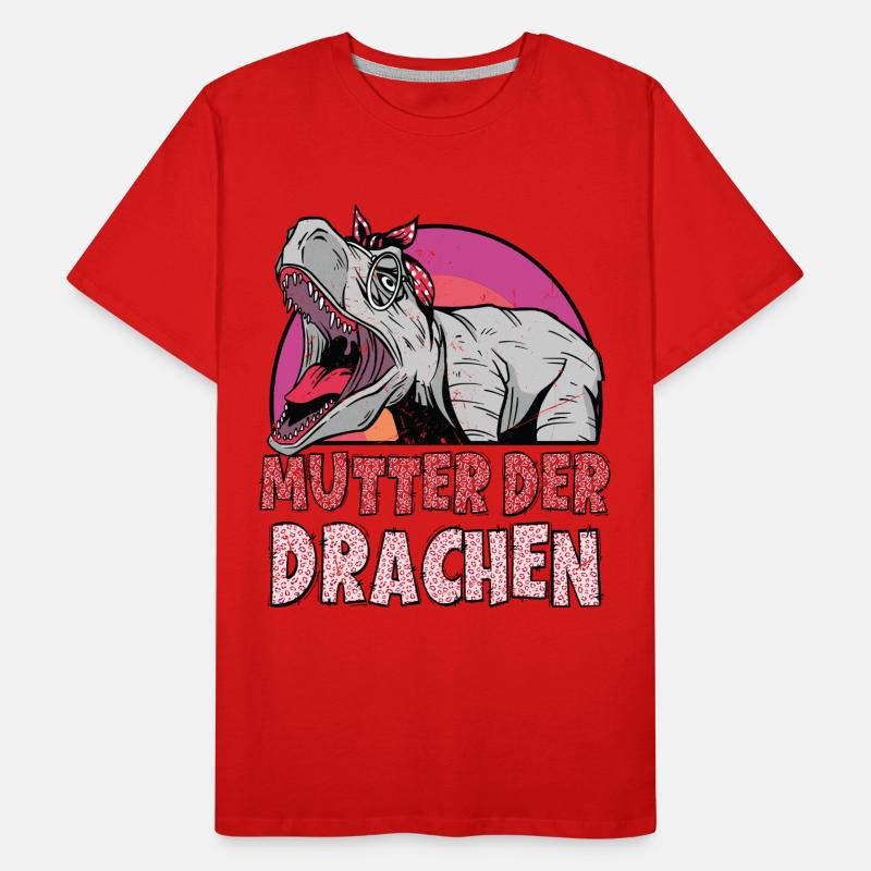 Muttertag MUTTER DER DRACHEN Lustiges Men's Premium Organic T-Shirt