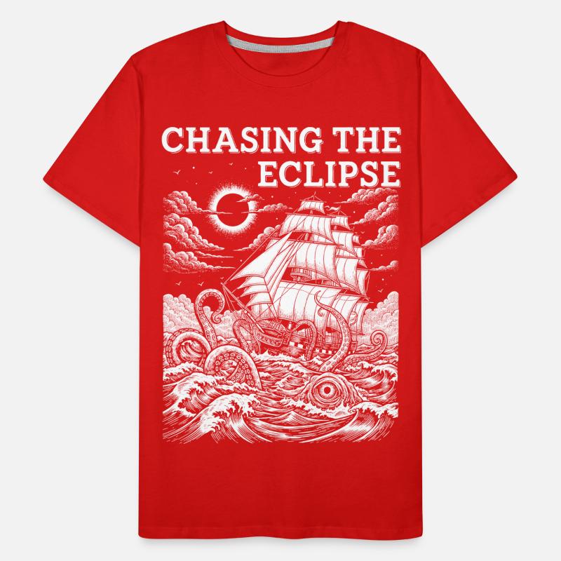 Solar Eclipse Adventure Men's Premium Organic T-Shirt