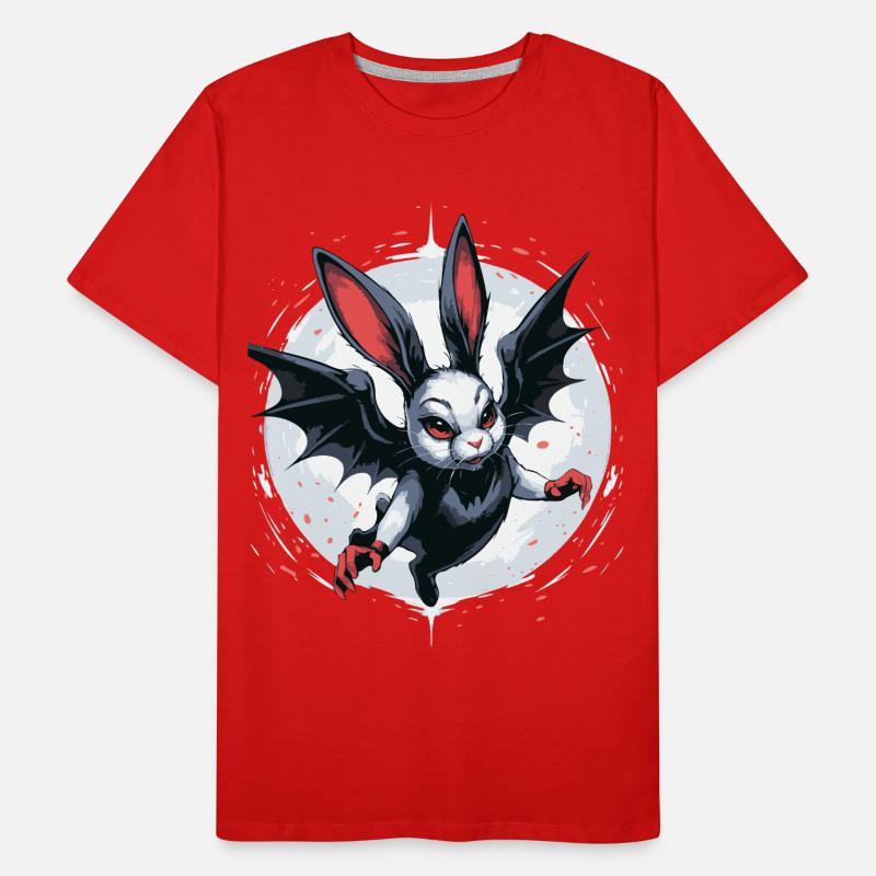 Lapin Noir Vampire Crête Vampire Vampire T-shirt bio Premium Homme