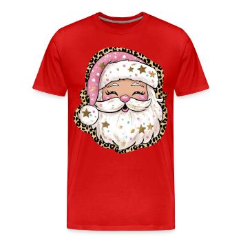 Santa Claus - Men's Premium Organic T-Shirt - red - Front - Damien (186cm)