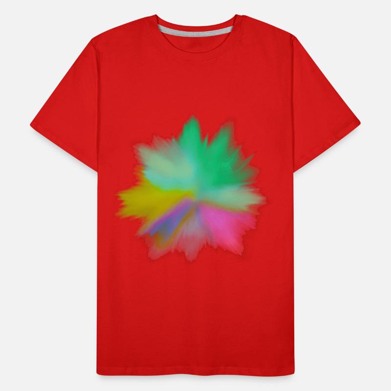 Explosion d’aquarelle T-shirt bio Premium Homme