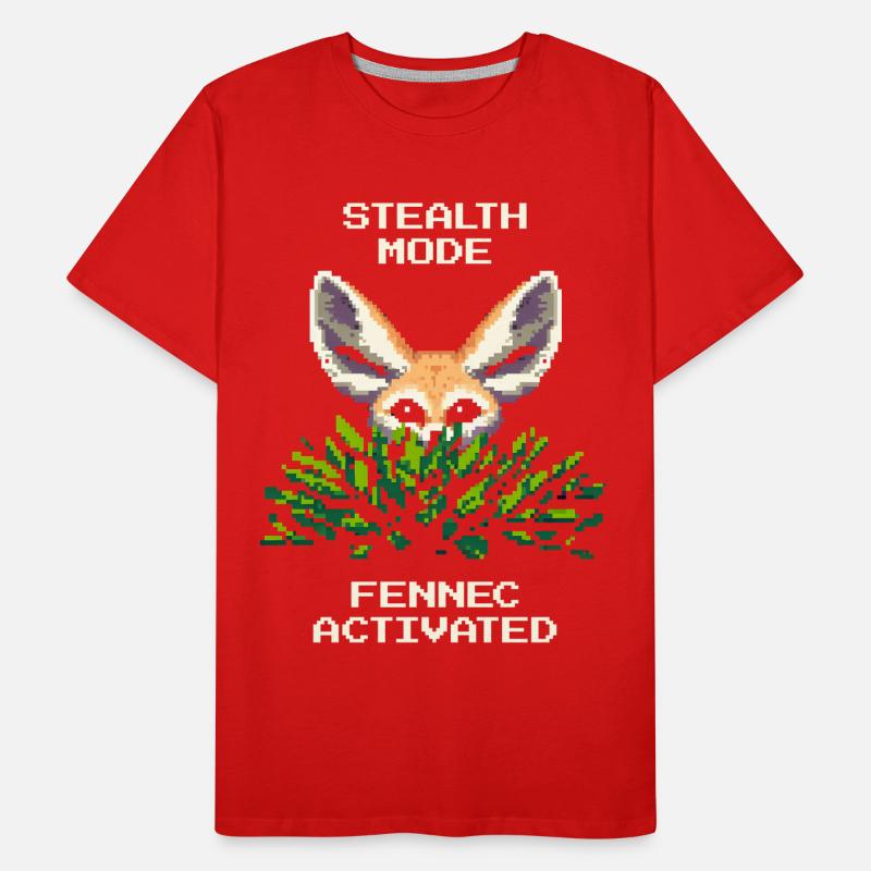 Stealth Mode – Fennec Enabled | Fennec Men's Premium Organic T-Shirt