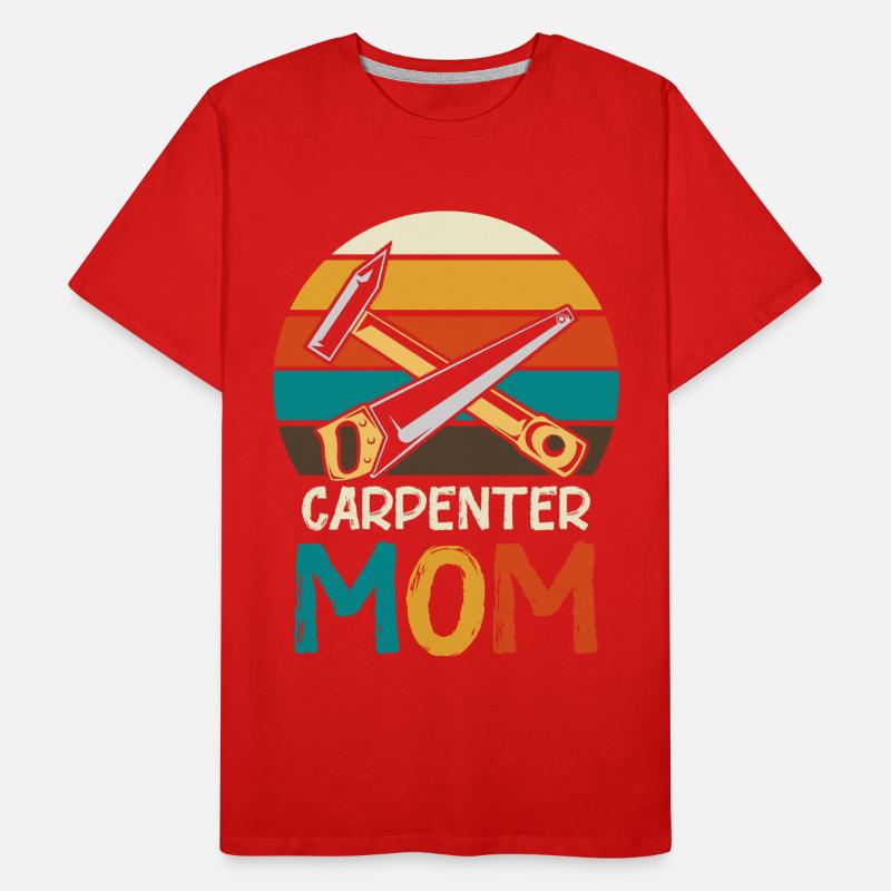 Carpenter Mother Retro Tool Men's Premium Organic T-Shirt