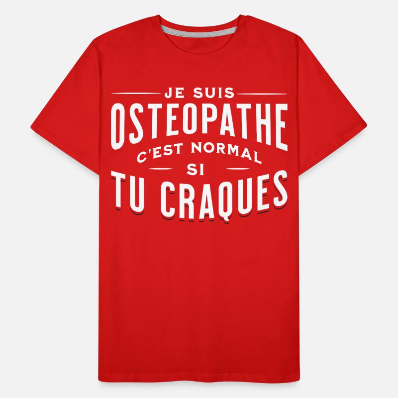 Ich bin Osteopath Männer Premium Bio T-Shirt