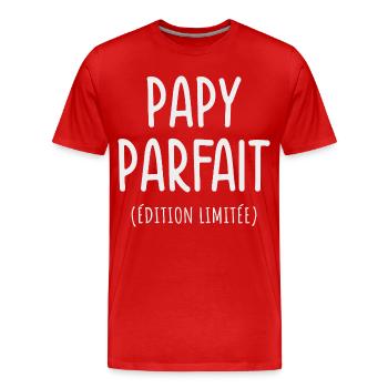 Perfekter Opa Limited Edition Humor Geschenk Great-P - Männer Premium Bio T-Shirt - Rot - Vorne - Damien (186cm)