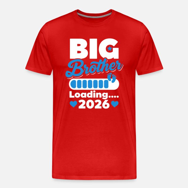 Big Brother Loading 2026 - Männer Premium Bio T-Shirt - Rot