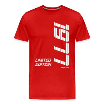 Limited_Edition_1977 - T-shirt bio Premium Homme - rouge - Devant - Damien (186cm)