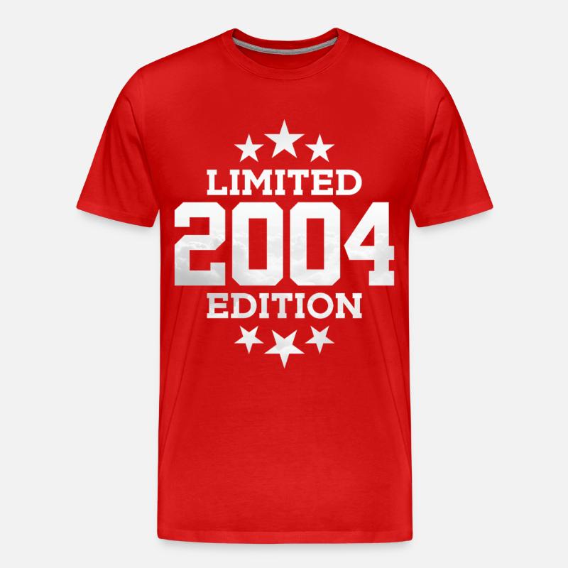 ÉDITION LIMITÉE 2004 22E ANNIVERSAIRE - T-shirt bio Premium Homme - rouge