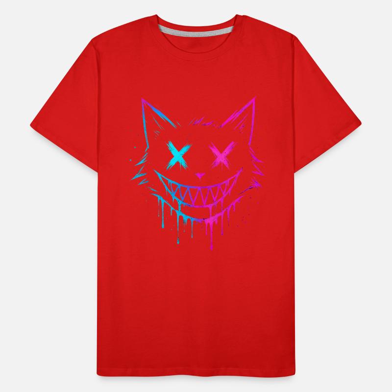 Éclaboussure de chat T-shirt bio Premium Homme