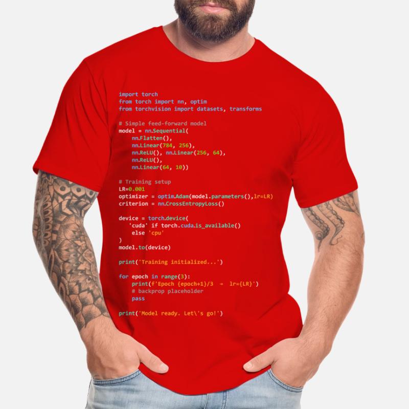 Programmer Humor - Developer Logic and Technology Men's Premium Organic T-Shirt