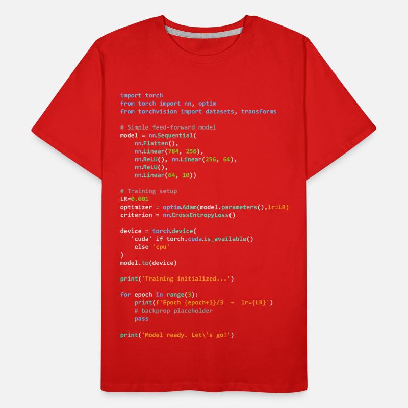 Programmer Humor - Developer Logic and Technology Men's Premium Organic T-Shirt