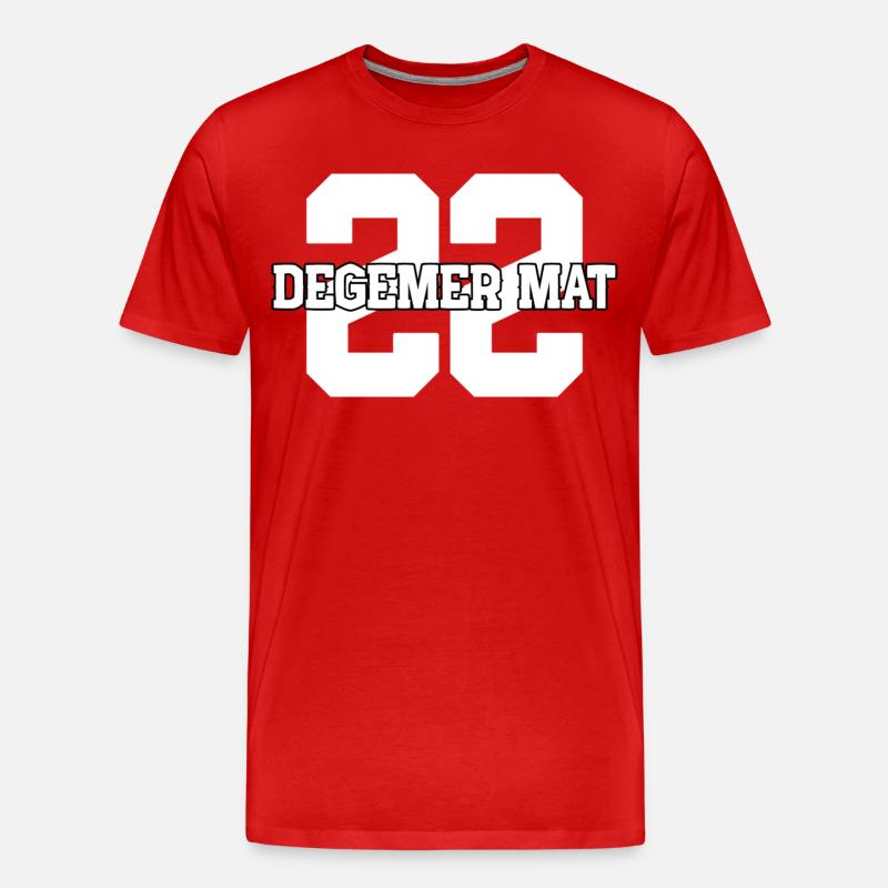 Degemer Matte - Männer Premium Bio T-Shirt - Rot