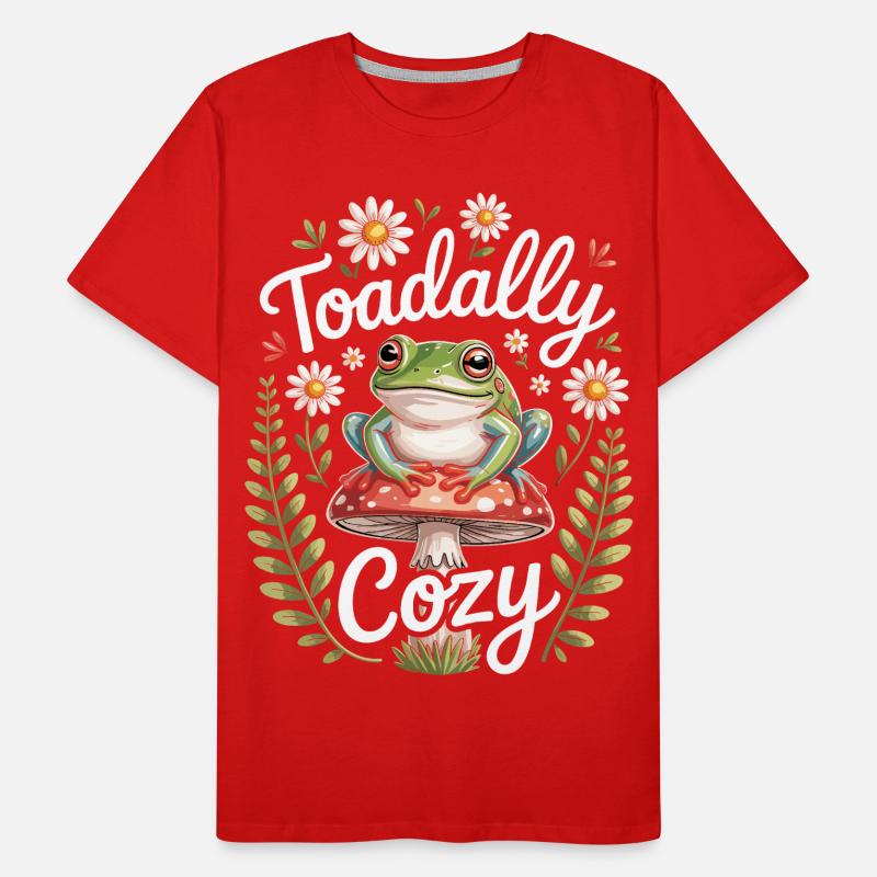 Tree Frog Humor Tree Frog Men's Premium Organic T-Shirt
