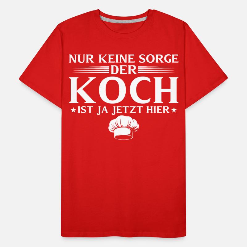The chef is here now Men's Premium Organic T-Shirt