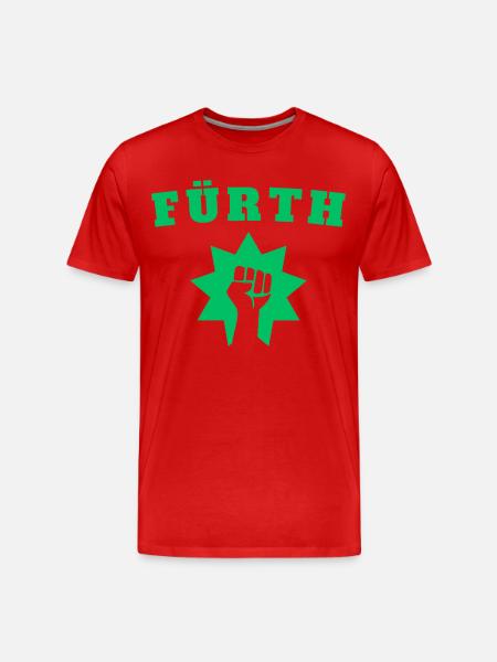Fürth - Männer Premium Bio T-Shirt - Rot