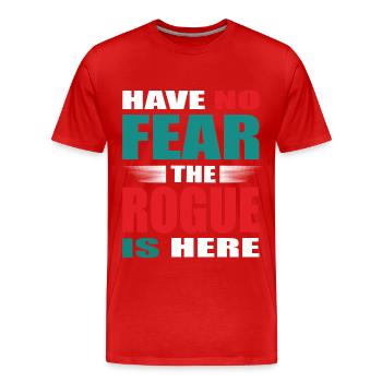 Have no Fear the Schurke is here Outfit - Männer Premium Bio T-Shirt - Rot - Vorne - Damien (186cm)
