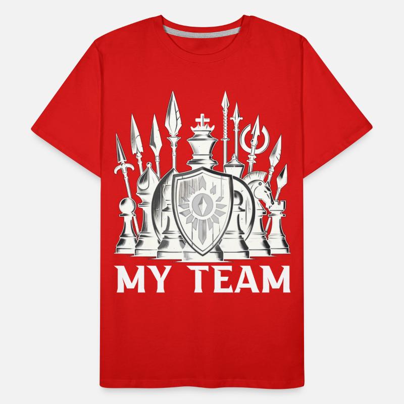 Chess Männer Premium Bio T-Shirt