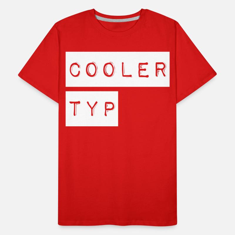 This is what a cool guy looks like Men's Premium Organic T-Shirt