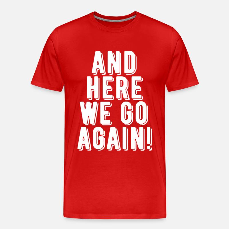 Es geht wieder los! - Männer Premium Bio T-Shirt - Rot