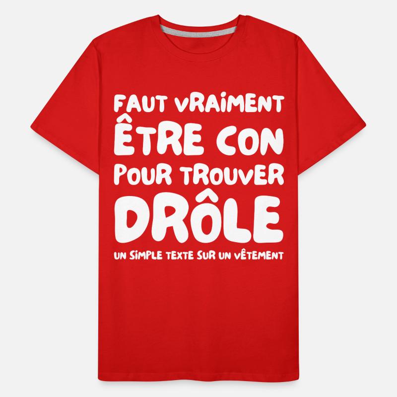 A text that makes a difference Men's Premium Organic T-Shirt