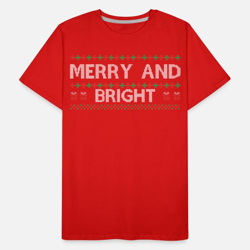 Moche Pull De Noël idée Cadeau Moche Noël T-shirt bio Premium Homme