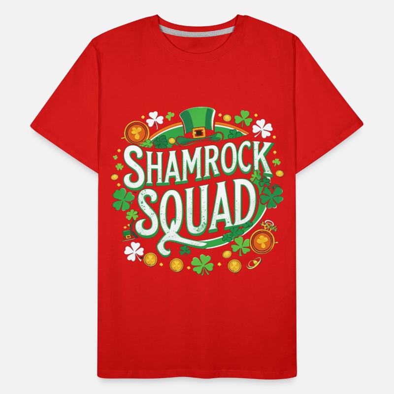 Équipe Trèfle : Sort Vert T-shirt bio Premium Homme