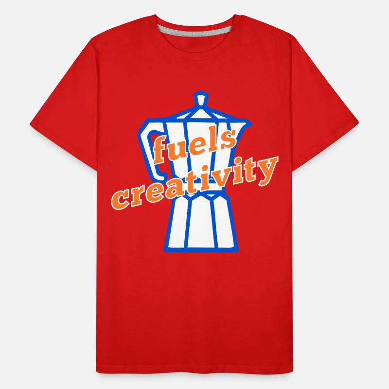 Créativité du café T-shirt bio Premium Homme