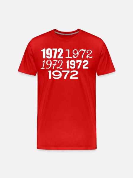 1972 - T-shirt bio Premium Homme - rouge