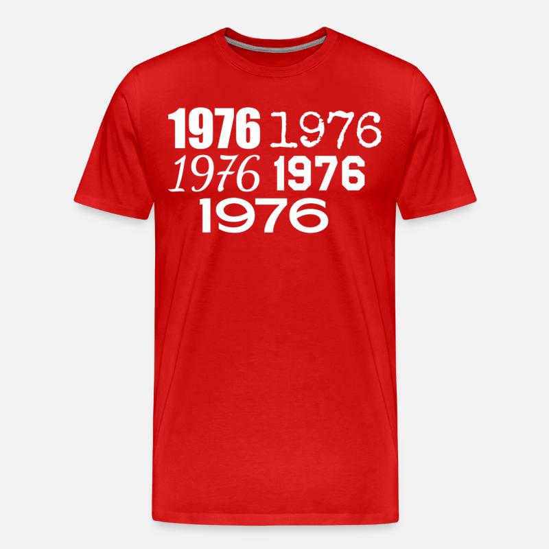 1976 - Men's Premium Organic T-Shirt - red