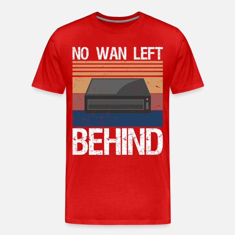 Funny Network Engineer - Männer Premium Bio T-Shirt - Rot