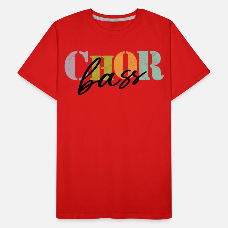 Basse de chœur T-shirt bio Premium Homme