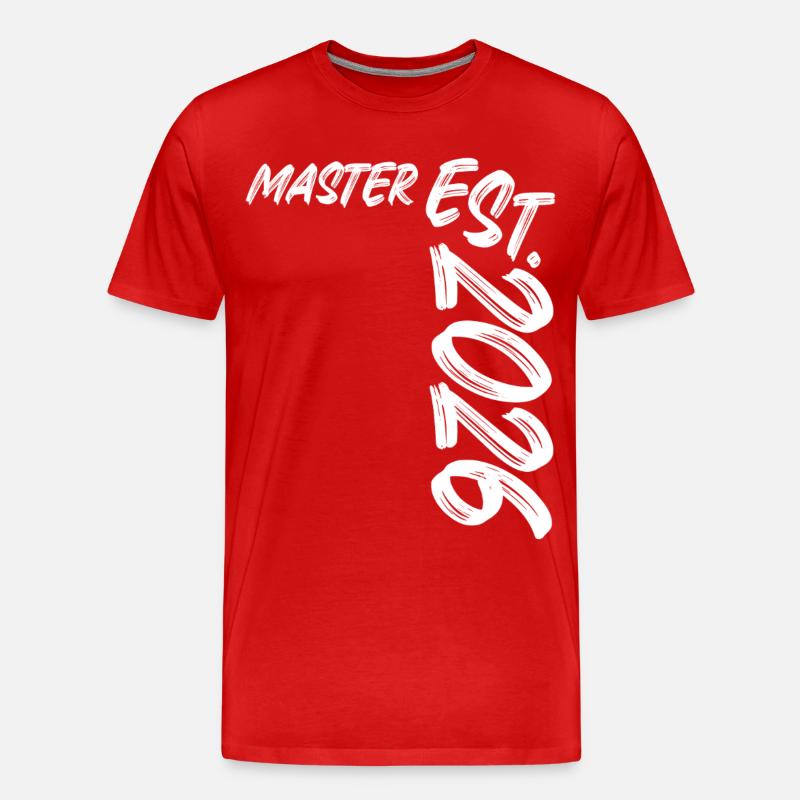 Master Est. 2026 - Männer Premium Bio T-Shirt - Rot