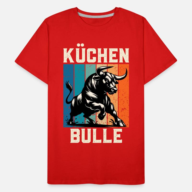 Chef KÜCHENBULLE Chefs Fun T-shirt bio Premium Homme