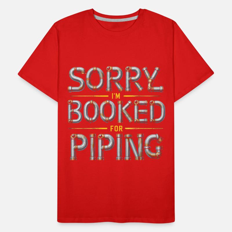 Pipe Layer Pipeline Builder Men's Premium Organic T-Shirt