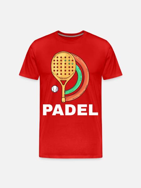 I can't I have padel - Men's Premium Organic T-Shirt - red