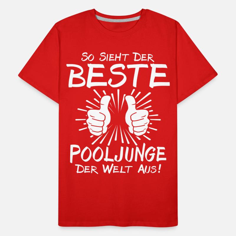 Best Pool Boy Men's Premium Organic T-Shirt