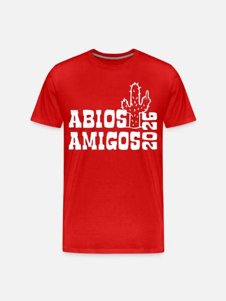 Abios Amigos 2026 - Abitur - Cactus Gift - Men's Premium Organic T-Shirt - red