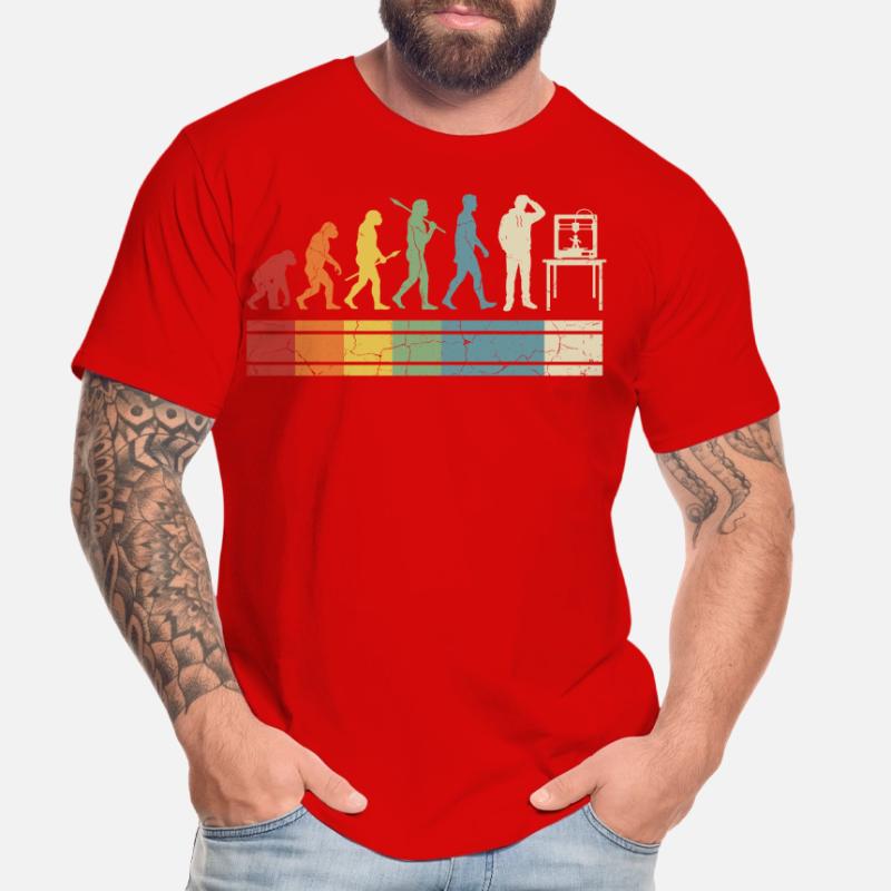 Évolution de l’impression 3D – Vintage Maker Design T-shirt bio Premium Homme