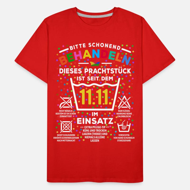 en usage depuis la version 11.11. | Costume de carnaval T-shirt bio Premium Homme
