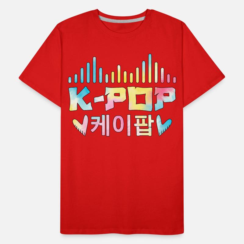 K Pop Korean 케이팝 Men's Premium Organic T-Shirt