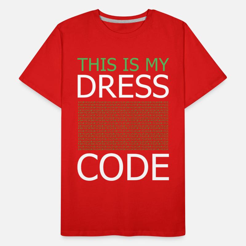 Voici mon code vestimentaire – Code vert T-shirt bio Premium Homme