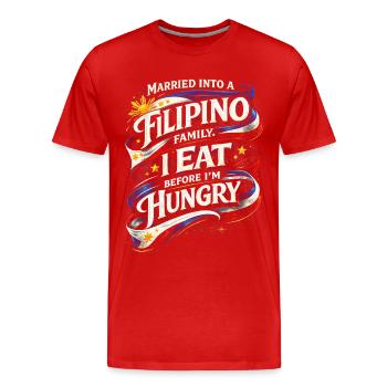 Philippinen Philippine Filipino Family - Männer Premium Bio T-Shirt - Rot - Vorne - Damien (186cm)
