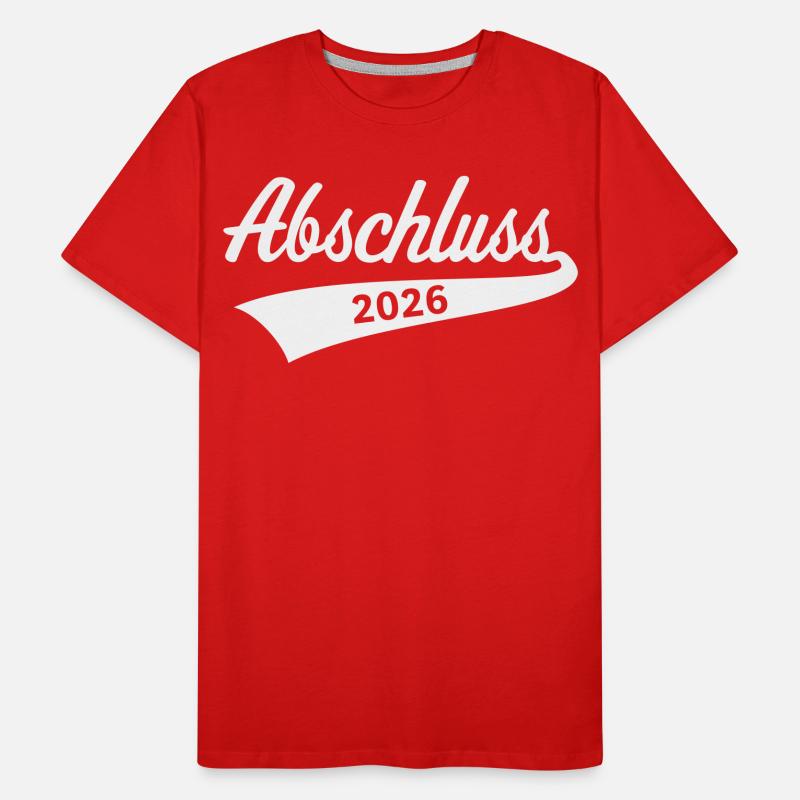Abschluss 2026 (Schulabschluss / White) Männer Premium Bio T-Shirt