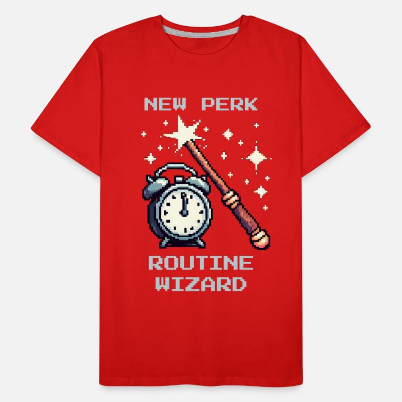 Routine Wizard | Social Work Everyday Life Men's Premium Organic T-Shirt