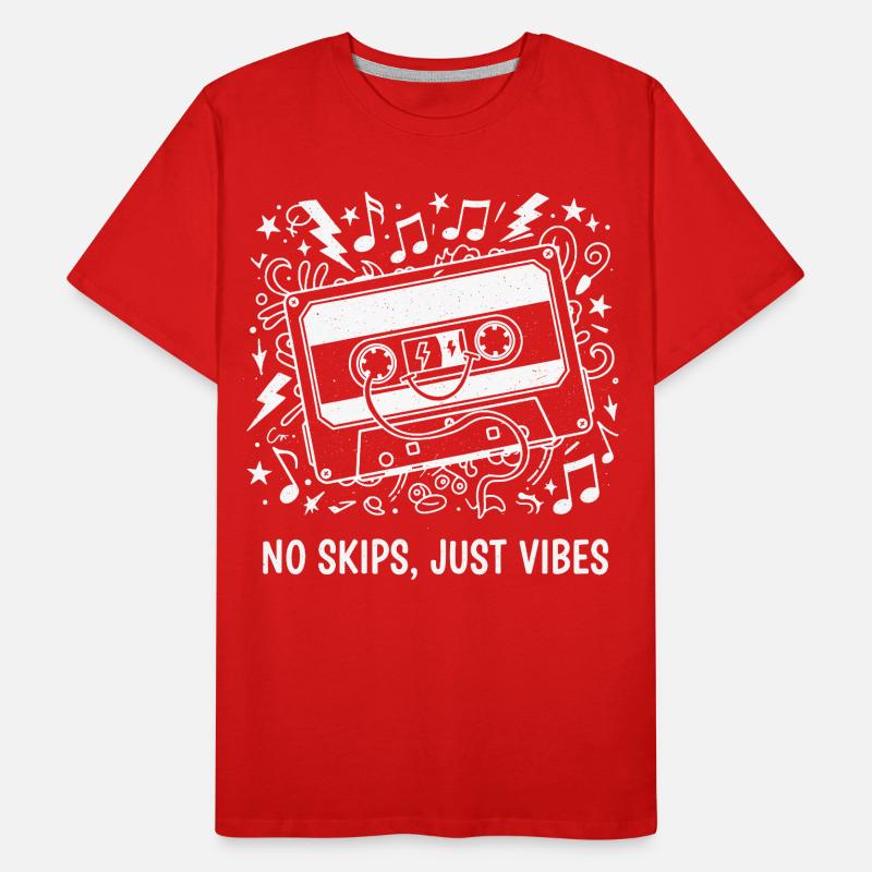 Pas de sauts, juste une cassette vibrabondante T-shirt bio Premium Homme